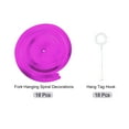 thumbnail image 3 of Uxcell 18 Pcs Rose Red Party Hanging Double Strip Hanging Decorations Plastic Ceiling Streamers with Hang Tag Hook, 3 of 6