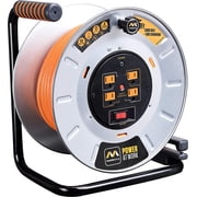 Masterplug 75ft Metal Extension Cord Reel