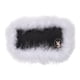 thumbnail image 3 of Almohadilla antideslizante de plumas para teléfono celular, soporte de silicona para decoración interior de coche Negro, 3 of 9