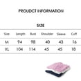 thumbnail image 7 of Unique Bargains Women's Bathrode Knee Length Knit Waffle Spa Robe XL Pink, 7 of 7