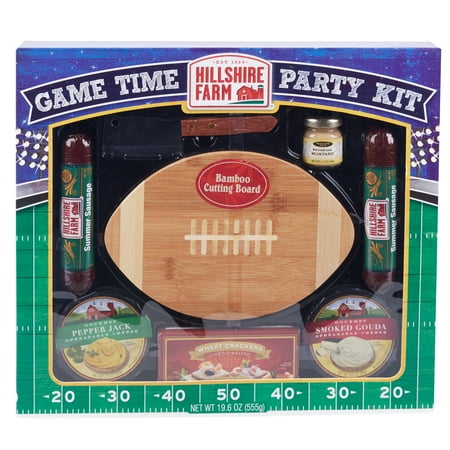Food Gift Packaging - Hillshire Farm Sausage and Cheese Game Time Football Board Gift Set