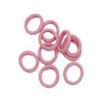thumbnail image 1 of 20 Pieces Hair Band High Elasticity Stretchy Colorful Preppy Style High Density Snag Free Hairs Rope Scrunchie Accessories Light Pink, 1 of 7