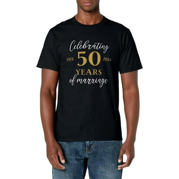 Funny 50 Years of Marriage 1974 50th Wedding Anniversary T-Shirt