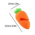 thumbnail image 3 of xaoyunyn Carrot Shaped Spill and Overflow Preventer for Kitchen,Silicone Design,High Temperature Resistant,Suit Pot Lid ory, 3 of 6