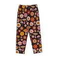 thumbnail image 4 of Kll Womens 70s Groovy Hippie Retro Print Pajama Pants Soft Pajama Bottoms For Women Cozy Lounge Pants, 4 of 9