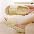 thumbnail image 4 of ibiyuan Women Slippers for Home Black Slides for Women Non Open Toe Walking Sandals for Women Breathable Beach Shoes for Men for Beach, Pool, Dorm, Bathroom, Spa, Gym and Travel, 4 of 5