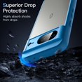thumbnail image 3 of JETech Matte Case for Google Pixel 8 6.2-Inch 2023, Frosted Translucent Back Protective Slim Phone Cover, Anti-Fingerprints (Bay), 3 of 6