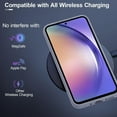 thumbnail image 6 of Case for Samsung Galaxy A54 5G, Slim Liquid Silicone Case Shockproof Full Body Protection Phone Case with Anti-Scratch Microfiber Ultra Slim Soft Rubber Cover Cute Bumper - Navy Blue, 6 of 14