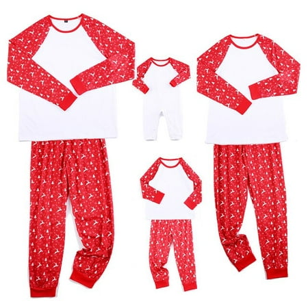 

2021 Christmas Family Matching Pajamas Set Deer Adult Kid Family Matching Clothes Top+Pants Xmas Sleepwear Pj s Set Baby Romper