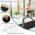 thumbnail image 3 of Spaco 6 x 2 FT Tri-Fold Gym Mat, Mat with Handles and Removable Zippered Cover, Folding Thick Exercise Mat for Tumbling, Black, 3 of 8