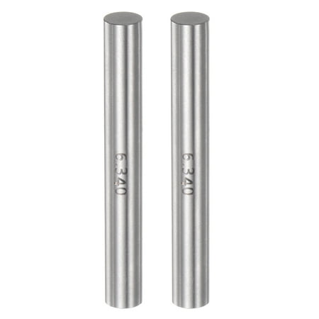 

Go Plug Gage 6.34mm Gauge Diameter Gcr15 Bearing Steel 0.001mm Precision 2 Pieces