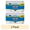 (2 pack) Quilted Northern Ultra Soft & Strong Toilet Paper, 12 Mega Rolls, Recyclable Paper Packaging