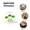 thumbnail image 5 of Amarainy Lucky Clover Design Table Mats Set Of 4 For Home Kitchen Table Decor 12x18 inch, 5 of 5