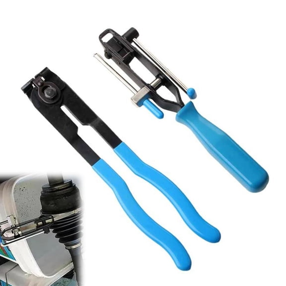 CV Boot Clamp Plier, Ear Type CV Boot Crimp Tool, Carbon Steel Axle Boots Clamp Plier, Universal Adjustable Drive Shaft Crimp -R Collar Pliers, Car Repair Tool for Most Cars