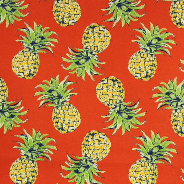 Berkshire Home Pineapple Orange 54" Indoor or Outdoor 100 Polyester