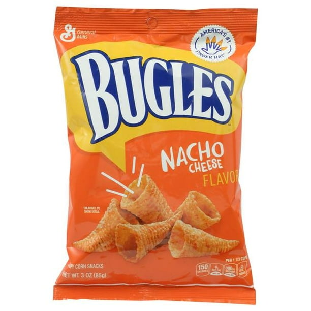 Bugles 2345672 3 oz Bugles Nacho Cheese Case of 12