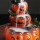 thumbnail image 5 of Resin Halloween Pumpkin Home Decor Ornament Waterfall Backflow Incense Burner Home Office Decorate (Without Incense), 5 of 5