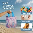 thumbnail image 5 of 20-piece blue and pink ocean-style non-woven gift bags, adorned with ocean pearls, suitable for Valentine's Day, weddings, baby baptism parties, and birthday party supplies., 5 of 8