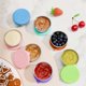 thumbnail image 5 of Mini Food Storage Container Set with Lid, Stainless Steel Snack Box, Pack of 6, Durable Snack Boxes, Freezer Containers, Storage Containers with Silic, 5 of 5