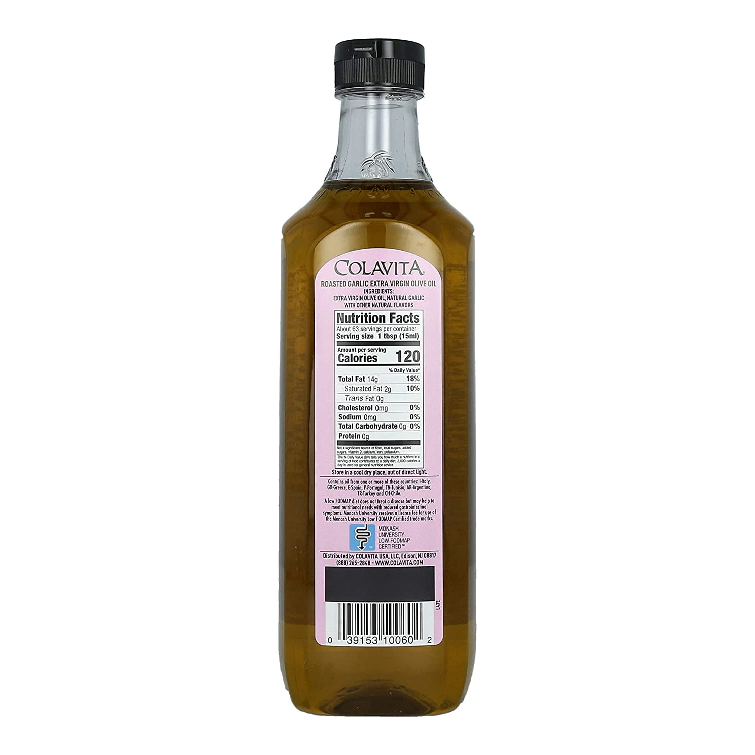 Colavita Extra Virgin Olive Oil Roasted Garlic - 32 fl oz Pack of 2