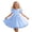 R78-Blue, variant on RMGVDSD Toddler Flower Girl Dress Girls Summer Dress Ruffle Sleeves Tulle Dresses Bowknot Tutu Birthday Princess Dresses Party Sundress 3-4 Years