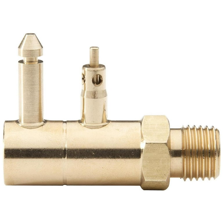 Attwood 8883-6 Brass Quick-Connect Tank Fitting 1/4-Inch NPT Male Thread  for Johnson/Evinrude/OMC