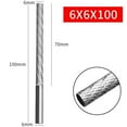 thumbnail image 1 of Lefu 1pc 6mm Shank High Speed Steel Rotary Burr Tool Plastic Wood Carving Rotary File, 1 of 8