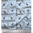 thumbnail image 1 of Soimoi Cotton Cambric Fabric Geometric Shapes & Dinosaur Animal Print Fabric by The Yard 56 Inch Wide, 1 of 1