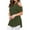 Army Green, variant on Shirts For Women Sevevn Women's Short Sleeve Casual Summer Off Shoulder Tops Loose Blouse T-Shirt