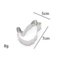 thumbnail image 3 of CoreLiving Stainless Steel Cat Cookie Cutter Set, Funny Cat Head, Cat Butt and Animal Cookie Cutters, Reusable Safe Washable Baking Supplies for Home Kitchen, Party and Family, 3 of 5