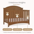 thumbnail image 6 of Delta Children Perry 6-in-1 Convertible Crib, Greenguard Gold Certified, Converts to Toddler Bed, Daybed, Sofa Bed & Full-Size Bed with/without Headboard, Fits Standard Crib Mattress, Chestnut, 6 of 15