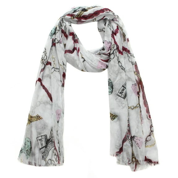 Richie House Women's Scarf With All Over Patterned Prints RH1212