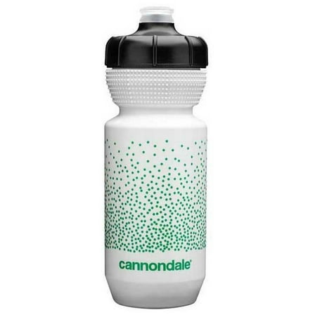 Cannondale Gripper Water Bottle Bubbles White w/Green 600ml/21oz CP5102U1060