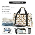 thumbnail image 5 of Fuzoiu Leopard Print Print Travel Duffle Bag,Carry On Tote Bags,Duffel Bag,Sport Gym Bag, Hospital Bag for Labor and Delivery, Overnight Bag,Luggage Bag, 5 of 7