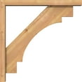thumbnail image 3 of Ekena Millwork 3 1/2"W x 24"D x 24"H Merced Block Smooth Bracket w/ Offset Brace, Western Red Cedar, 3 of 25