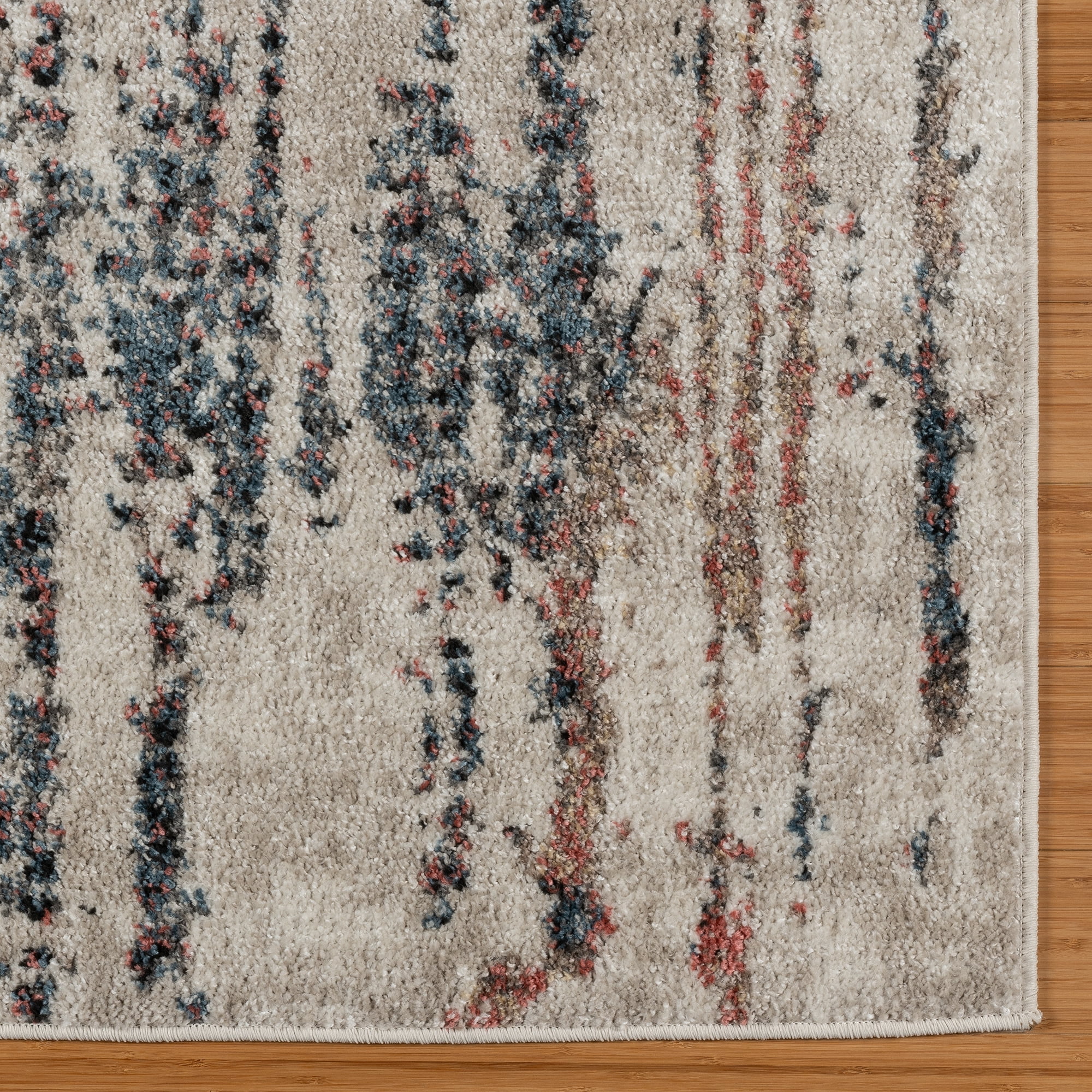 Gertmenian Heirloom Corah Modern Abstract Ivory Indoor Area Rug, 2x8 Runner