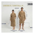 thumbnail image 3 of Bata de Baño Suave, Absorbente y de Secado Rápido, Unisex Real Textil (Khaki, Unitalla), 3 of 8
