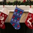 thumbnail image 5 of Spider-Man, 20 inch Knit Christmas Stocking, Polyester, Blue, by Ruz, 5 of 5