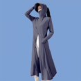 thumbnail image 6 of UV Protection Shirts for Women Sun Protection Shirt Women's Lightweight Breathable Sun Jacket for Cycling Camping Outdoor Activities with Zipper and Long Visor Ideal for Spring and Autumn, 6 of 10