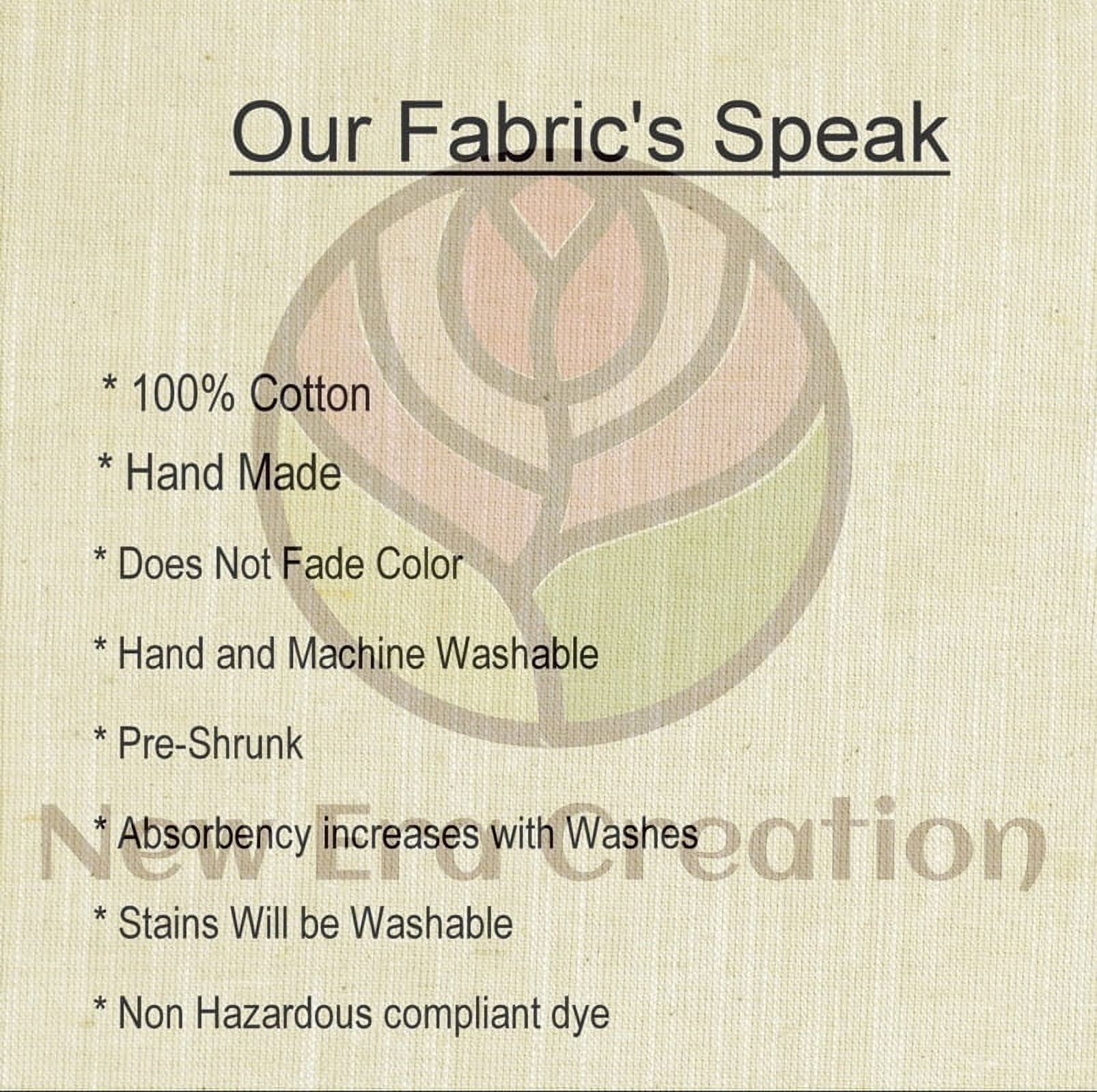 New Era Creation Pink Indian Hand Block Printed Cotton Cloth Table Mats Farmhouse Wedding Event Home Party gift for Dad and Mom Gifts