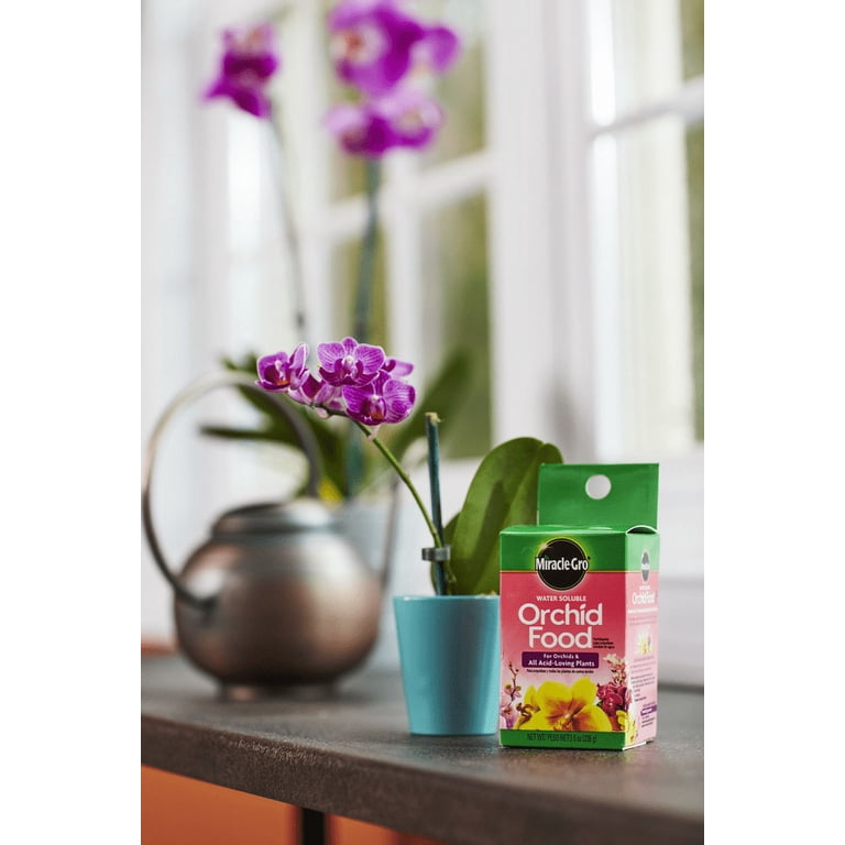 Miracle-Gro Orchid Food, 8 oz., Water Soluble, For All Acid-Loving
