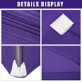 thumbnail image 6 of Pesonlook 3 Pcs 6 Ft Stretch Spandex Tablecloth, Purple Fitted Elastic Stretch Table Cover, Anti-Wrinkle Tight Rectangular Tablecloth, Patio Cocktail Table Cloth for Wedding, Banquet, Exhibitions, 6 of 6