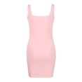 thumbnail image 4 of Prolriy Robes Printemps Été pour Femmes 2025 Robe d'Été Ajustée Col Carré Sans Manches Robe Débardeur Robes d'Été pour Femmes, Robes pour Femmes Rouge1 m, 4 of 7