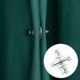 thumbnail image 2 of Washranp  2Pack Curtain Weight Magnets with Back Tack Curtain Magnetic Holdback Button Prevent Light-Leaking Magnet Clasp fit for All Curtain, 2 of 10