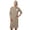 Khaki, variant on Long Robe Nightgown Sleepwear With Detachable Hood For Home And Relaxation Comfortable Soft Fabric