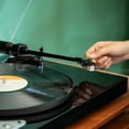 thumbnail image 6 of Vinyl Record Player with Bluetooth Connection,Turntable Record Player Bluetooth,Built-in Preamp,Support 33 1/3 &45RPM Speeds,Adjustable Counterweight, AT-3600L,Full Piano Lacquer,(Piano Black), 6 of 8