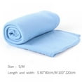 thumbnail image 2 of Lovely Pure Color Pet Dogs Cats Bed Mat Blanket Soft Winter Warm Fleece Design Pet Puppy Bed Sofa Pet Product Cushion Cover Towel, 2 of 6