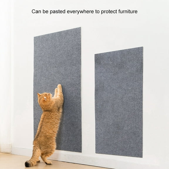 Cat Scratcher Self-Adhesive Wear-Resistant Cat Scratching Pad Cat Wall Climbing Scratch Mat Furniture Couch Protection
