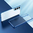 thumbnail image 1 of Funda de teléfono chapada en oro de lujo para Samsung Galaxy S21 Ultra S20 Plus S22 S 21 20 5g, funda protectora de silicona transparente para cámara Tan Jianjun unisex, 1 of 2