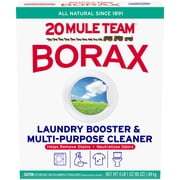 (3 pack) 20 Mule Team All Natural Borax Laundry Detergent Booster & Multi-Purpose Household Cleaner, 65 Ounce